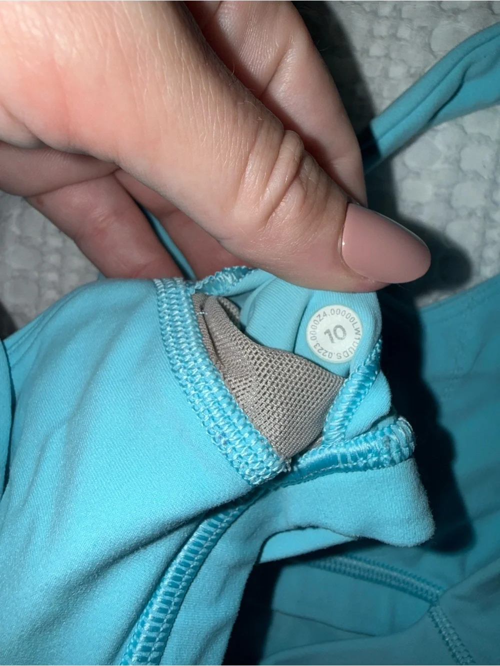 Lululemon Align Tank Top Cyan Blue size 10